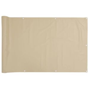 vidaXL Balkonski zastor bež 90 x 500 cm od tkanine Oxford