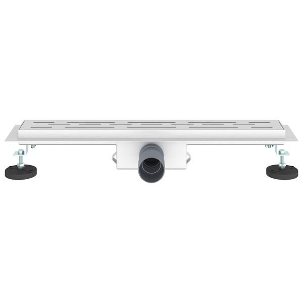 vidaXL Odvod za tu&scaron; s dizajnom linije Srebrno 50 cm