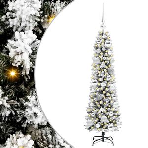 vidaXL Umjetno božićno drvce Bijelo 120 cm PVC i Metal i Plastika
