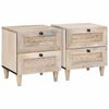 vidaXL Noćni ormar 2 kom. Bijela 40 x 33 x 46 cm Konstruirano drvo
