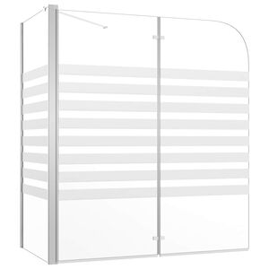 vidaXL Tu&scaron;-kabina 120 x 68 x 130 cm od kaljenog stakla prugasta