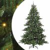 vidaXL Umjetno božićno drvce s nogom Zelena 240 cm PVC i čelik