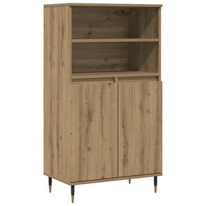 vidaXL Visoka komoda boja hrasta artisan 60x36x110cm konstruirano drvo