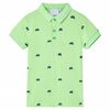 Dječja polo majica neonskozelena 116