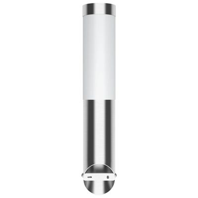 vidaXL Zidna vodootporna svjetiljka od nehrđajućeg čelika 60 W