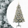 vidaXL Umjetno božićno drvce s kuglicama 120 cm 150 LED lampica