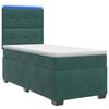 vidaXL Boxspring krevet s madracem Tamnozelena 80 x 200 cm Bar&scaron;un