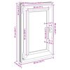 Prozor za podrum RISOR Antracit 50 x 75 cm PVC i staklo