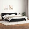 vidaXL Box Spring krevet s madracima crni 200x210 cm bar&scaron;un