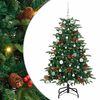 vidaXL Umjetno božićno drvce Zelena 150 cm PVC i Metal i Plastika