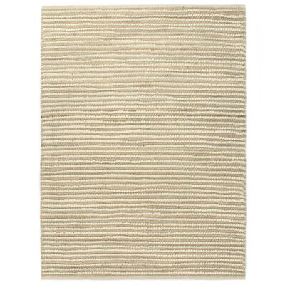 vidaXL Tepih od konoplje i vune 120 x 170 cm prirodna i bijela boja