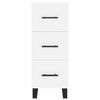 vidaXL Komoda bijela 34,5 x 34 x 90 cm od konstruiranog drva