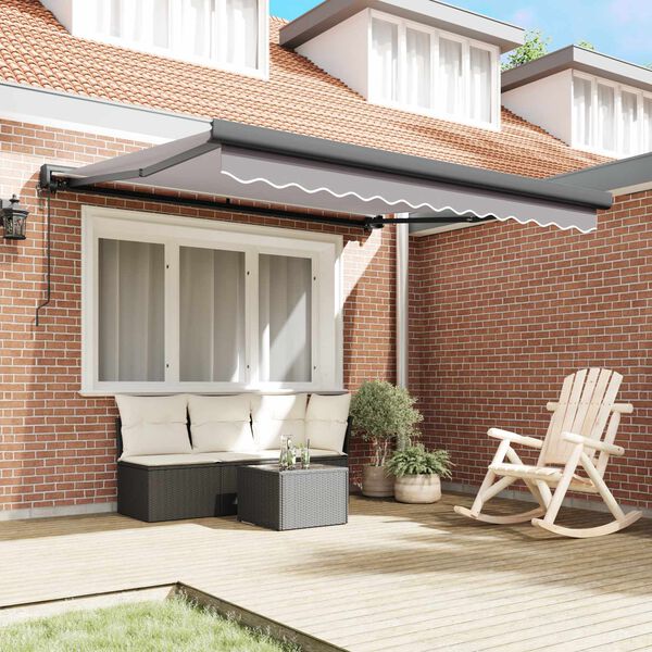 vidaXL Nadstre&scaron;nica Svijetlo siva 300 x 250 x 165 cm