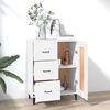 vidaXL Komoda bijela 69,5 x 34 x 90 cm od konstruiranog drva
