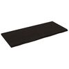 vidaXL Zidna polica tamnosmeđa 140x60x(2-4) cm od obrađene hrastovine