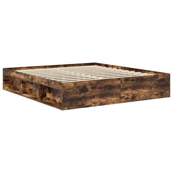 vidaXL Okvir za krevet boja hrasta 180 x 200 cm veliki bračni