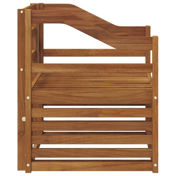 vidaXL Set vanjskih sofa Prirodna 67 x 63 x 73 cm Čvrsto drvo akacije