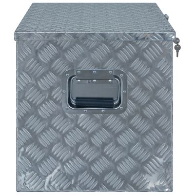 vidaXL Aluminijska kutija 610 x 430 x 455 mm srebrna