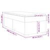 vidaXL Box spring krevet s madracem tamnozeleni 90x200 cm bar&scaron;unasti