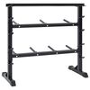 vidaXL Rack za bučice Crna 99 x 45 x 95,5 cm Čelik s prahom premazan
