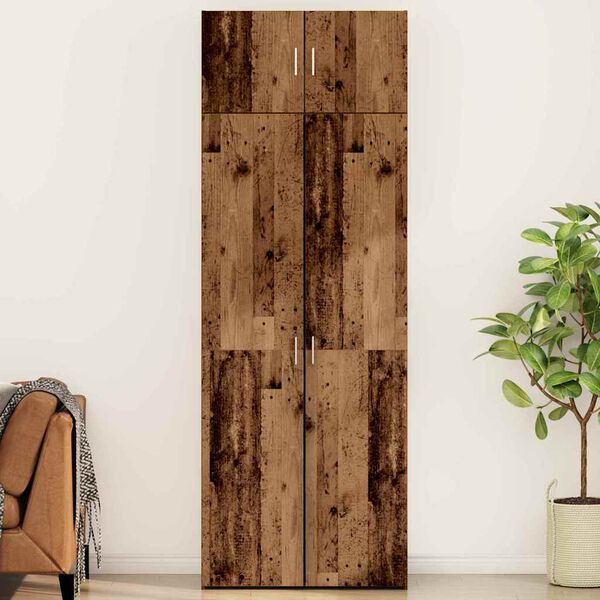 vidaXL Ormarić za pohranu 3 pcs Staro drvo