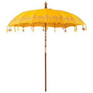 vidaXL Baline&scaron;ki Parasol Žuta 215 x 215 x 260 cm