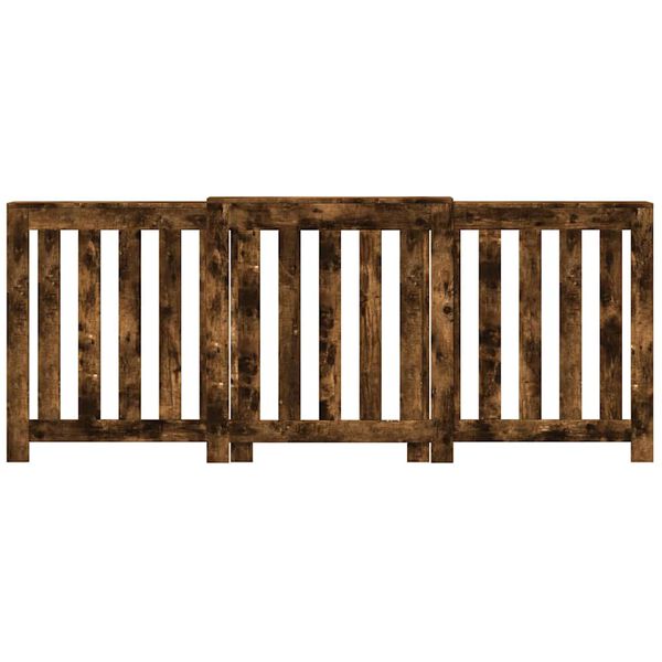 vidaXL Pokrov za radijator hrasta sonome 205x21,5x83,5 cm