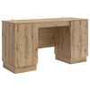 vidaXL Stol Hrast artisan Konstruirano drvo 142,5 x 50 x 75 cm