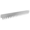 vidaXL Ograda oko Travnjaka 10 pcs 103 x 15 cm metal Srebrna
