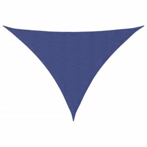 vidaXL Jedro protiv sunca od tkanine trokutasto 2,5x2,5x3,5 m plavo