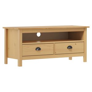 vidaXL TV ormarić Hill boja meda 110 x 40 x 47 cm od masivne borovine