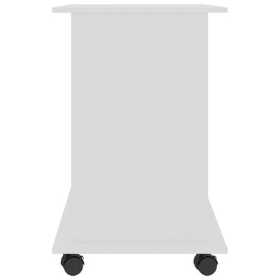 vidaXL Stol za računalo bijeli 80 x 50 x 75 cm od iverice