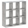 vidaXL Regal za knjige boja betona 102x32x102 cm konstruirano drvo