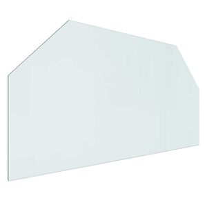 vidaXL Staklena ploča za kamin *Transparent*an 100 x 50 cm Stakl