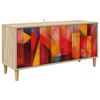 vidaXL TV ormar HEESCH 102 x 33 x 50 cm Sonoma Konstruirano drvo