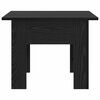 vidaXL Kava Stol Crni hrast 55 x 55 x 42 cm Konstruirano drvo