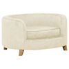 vidaXL Sofa za pse krem 69 x 69 x 36 cm pli&scaron;ana