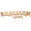 vidaXL 5-dijelni set vrtnih sofa od paleta od masivnog drva bagrema
