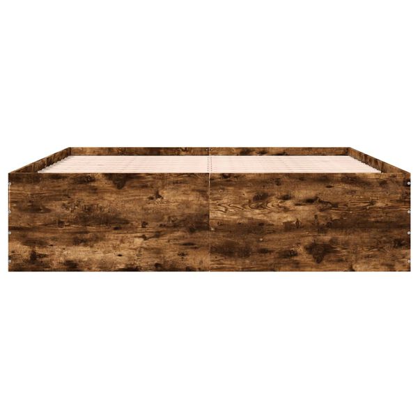 vidaXL Okvir kreveta boja hrasta 180 x 200 cm od konstruiranog drva