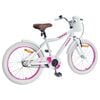 vidaXL Dječji Bicikl 20 Inča za djecu od 6 do 11 godina Bijelo