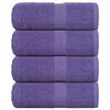 vidaXL Ručnici za pranje FROGN 4 kom. ljubičaste 30x30 cm 360 g/m&sup2;