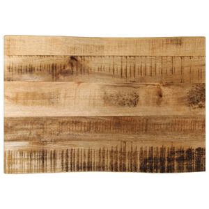 vidaXL Stolna ploča sa živi rub 50x40x2,5 cm masivno grubo drvo manga
