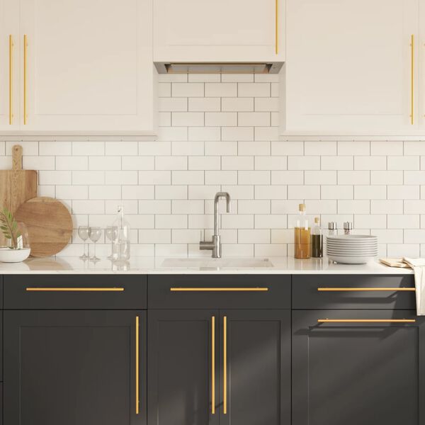 vidaXL Ručke za ormarić 10 kom zlatne 20 mm od nehrđajućeg čelika