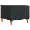 vidaXL Kava Stol s ladicama Crna 49 x 50 x 40 cm Konstruirano drvo