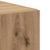 vidaXL Highboard 2 pcs Umjetnički hrast 50 x 42,5 x 185 cm