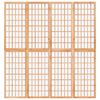 vidaXL Sklopiva sobna pregrada 4 panela japanski stil 160x170 cm