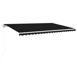 vidaXL Tenda na automatsko uvlačenje 500 x 350 cm antracit