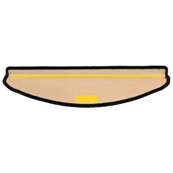 vidaXL Samoljepljivi otirači za stepenice 15 kom crno-sivi 65x21x4 cm