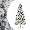 vidaXL Umjetno božićno drvce s kuglicom 210 cm 300 LED lampica