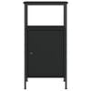 vidaXL Noćni ormarić crni 41 x 31 x 80 cm od konstruiranog drva